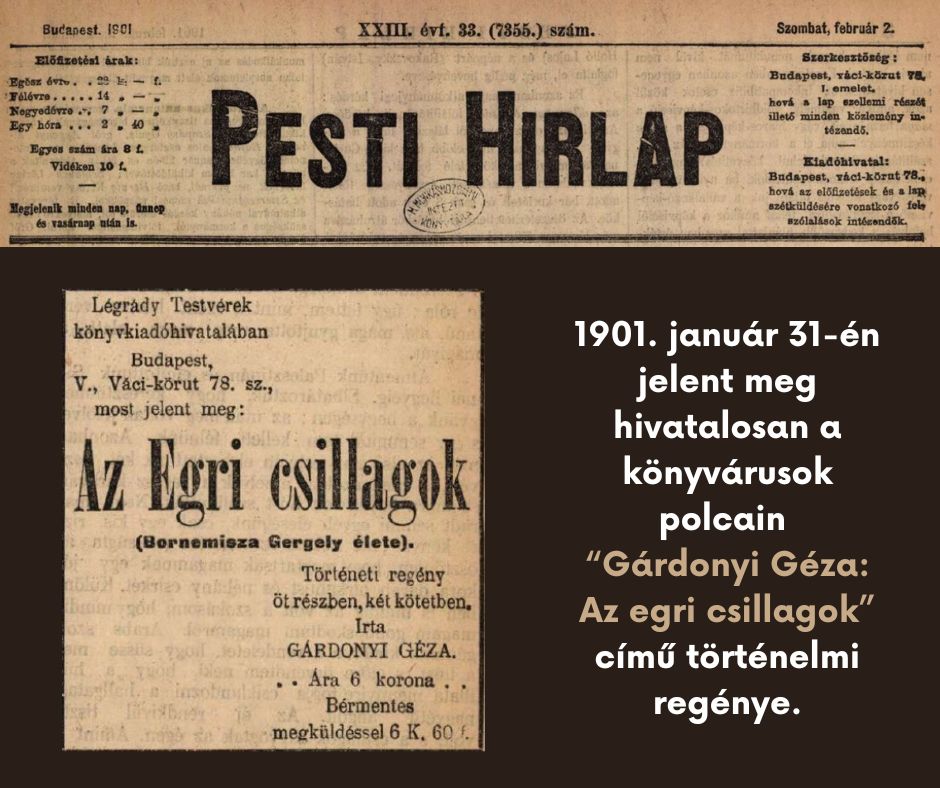 egri-csillagok-megjelenes-1901